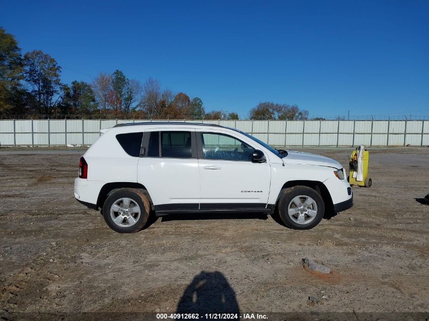 2014 Jeep Compass Sport VIN: 1C4NJCBA4ED743075 Lot: 40912662