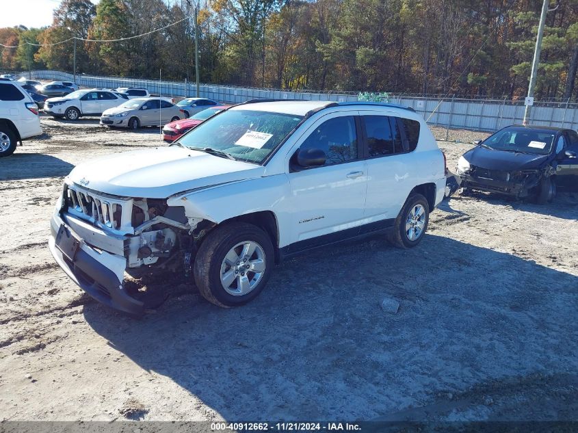 2014 Jeep Compass Sport VIN: 1C4NJCBA4ED743075 Lot: 40912662