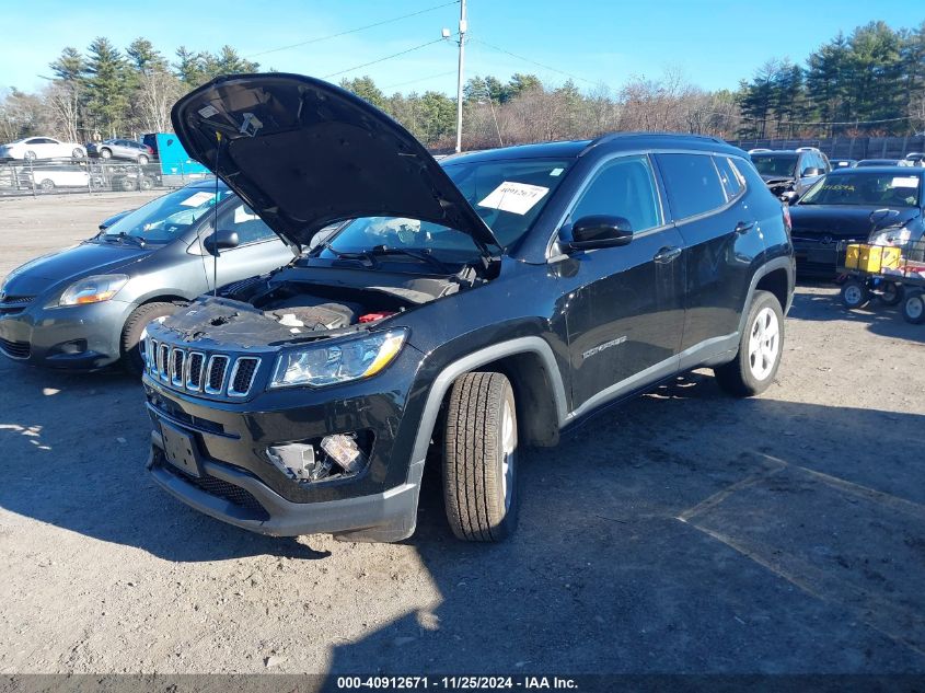 VIN 3C4NJDBB9KT656695 2019 Jeep Compass, Latitude 4X4 no.2