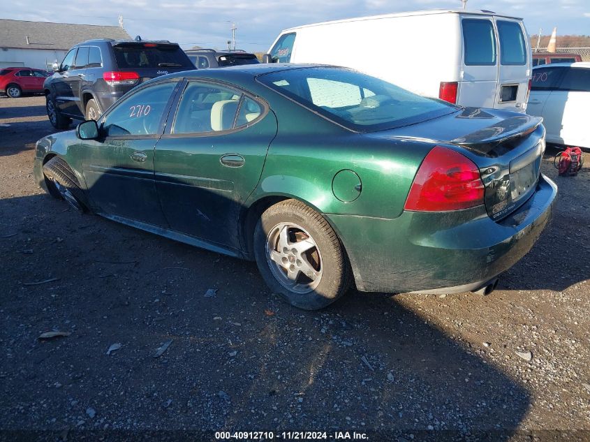 2004 Pontiac Grand Prix Gt2 VIN: 2G2WS522X41146243 Lot: 40912710