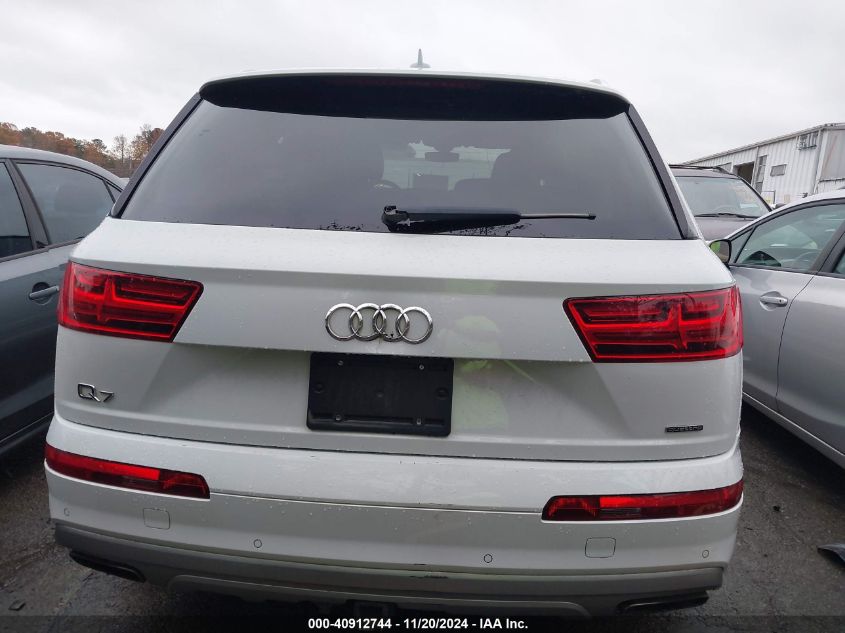 2018 Audi Q7 2.0T Premium VIN: 0WA1LHAF75JD02810 Lot: 40912744