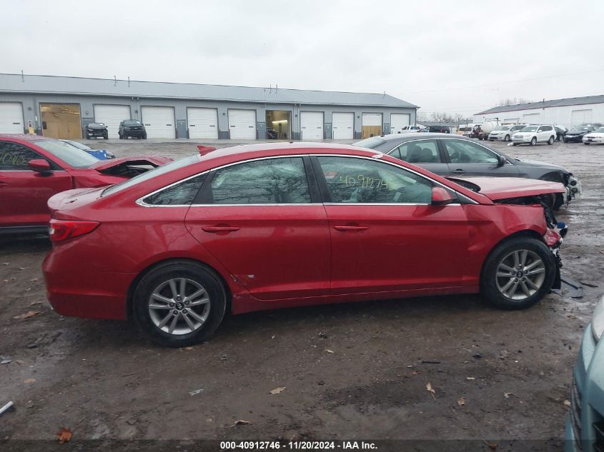 2017 Hyundai Sonata Se VIN: 5NPE24AF0HH488357 Lot: 40912746