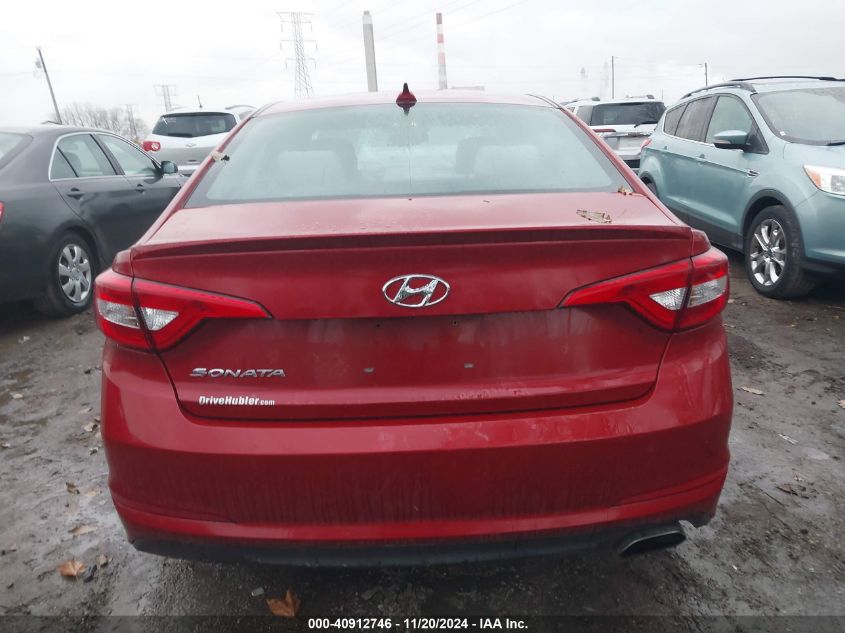 2017 Hyundai Sonata Se VIN: 5NPE24AF0HH488357 Lot: 40912746