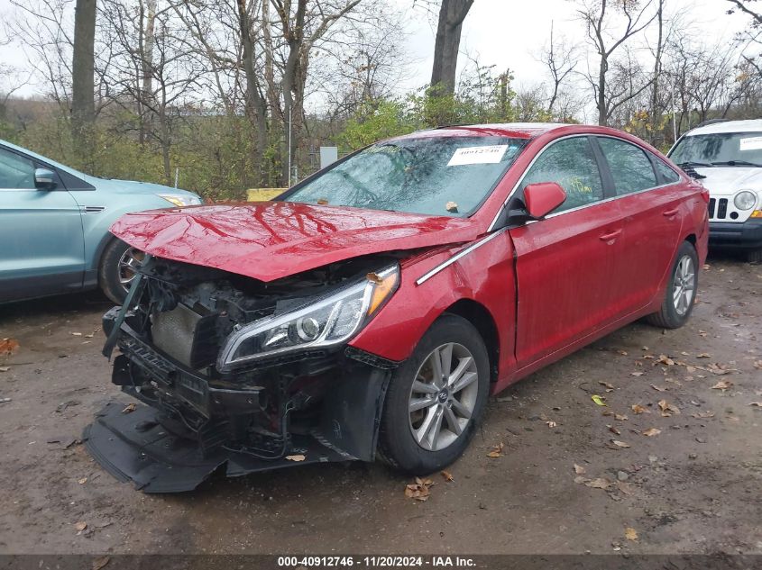 2017 Hyundai Sonata Se VIN: 5NPE24AF0HH488357 Lot: 40912746