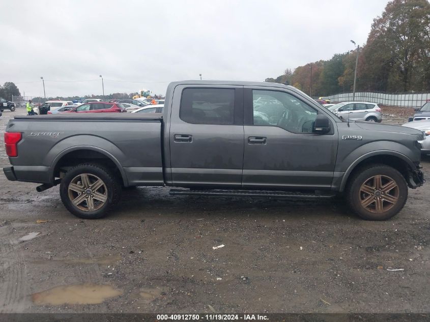 2019 Ford F-150 Xlt VIN: 1FTFW1E47KFA58827 Lot: 40912750