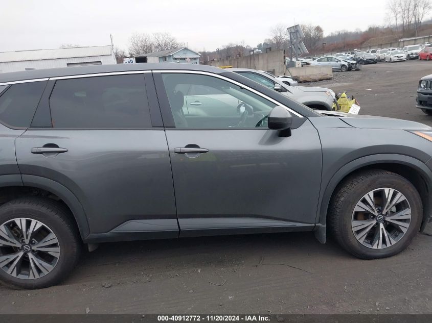 2022 Nissan Rogue Sv Intelligent Awd VIN: 5N1BT3BB0NC675414 Lot: 40912772