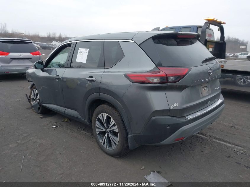 2022 Nissan Rogue Sv Intelligent Awd VIN: 5N1BT3BB0NC675414 Lot: 40912772