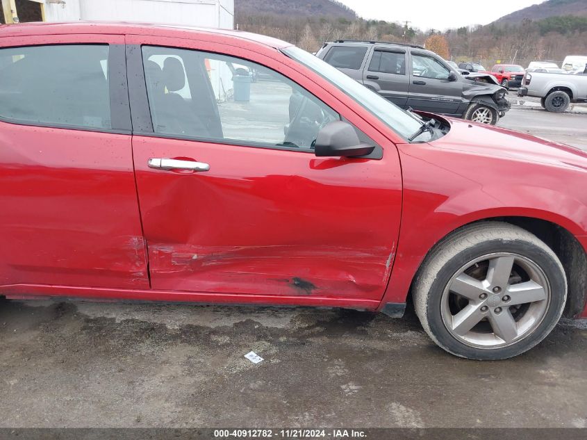 2013 Dodge Avenger Se VIN: 1C3CDZAB1DN536362 Lot: 40912782