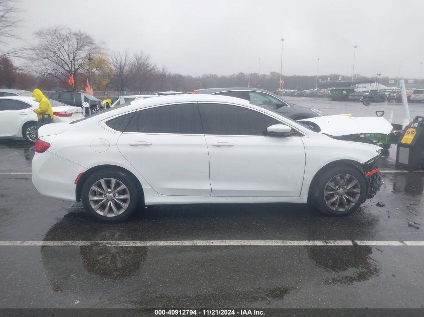 2015 Chrysler 200 C VIN: 1C3CCCCB2FN549511 Lot: 40912794