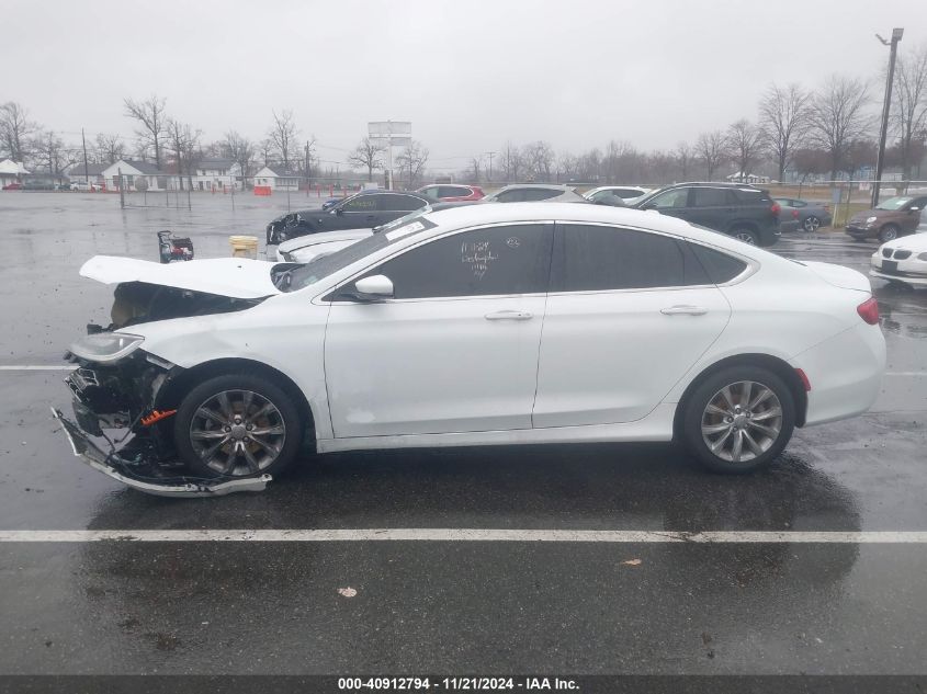 2015 Chrysler 200 C VIN: 1C3CCCCB2FN549511 Lot: 40912794