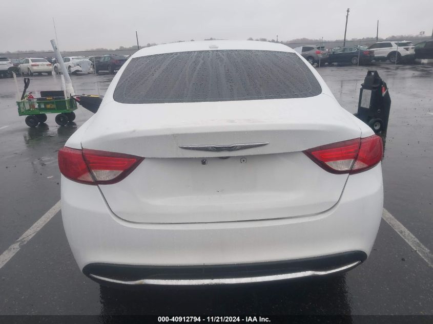 2015 Chrysler 200 C VIN: 1C3CCCCB2FN549511 Lot: 40912794