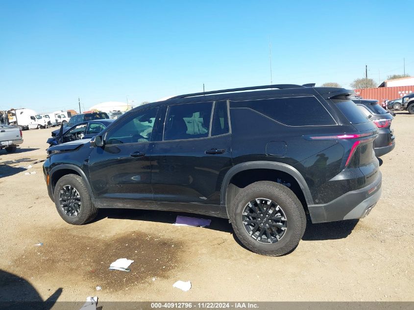 2024 Chevrolet Traverse Awd Z71 VIN: 1GNEVJKSXRJ189699 Lot: 40912796