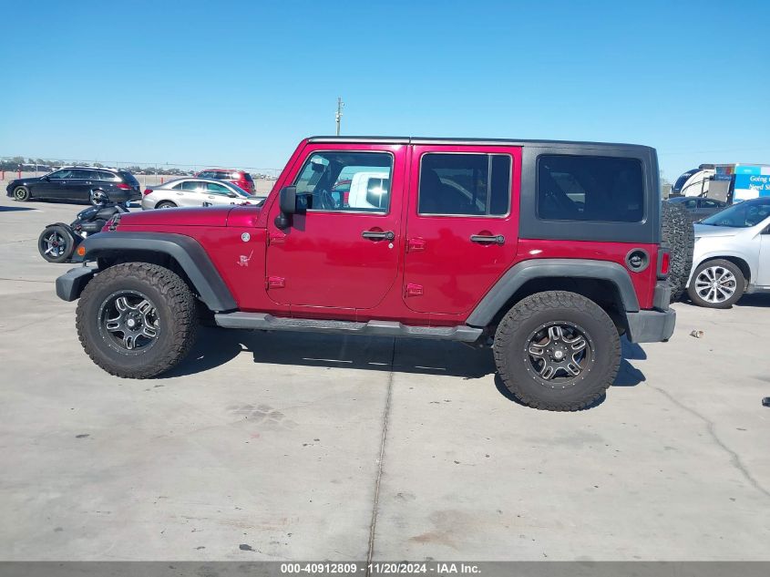 2012 Jeep Wrangler Unlimited Sport VIN: 1C4BJWDG1CL203448 Lot: 40912809