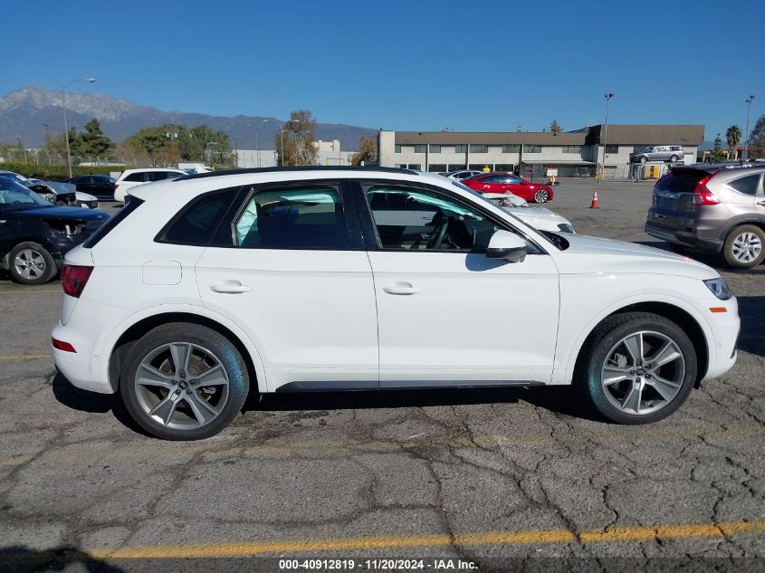 2019 Audi Q5 45 Premium VIN: WA1CNAFY8K2125542 Lot: 40912819