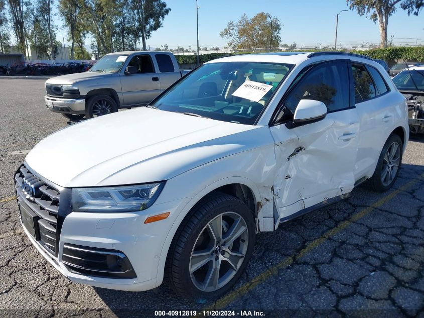 2019 Audi Q5 45 Premium VIN: WA1CNAFY8K2125542 Lot: 40912819