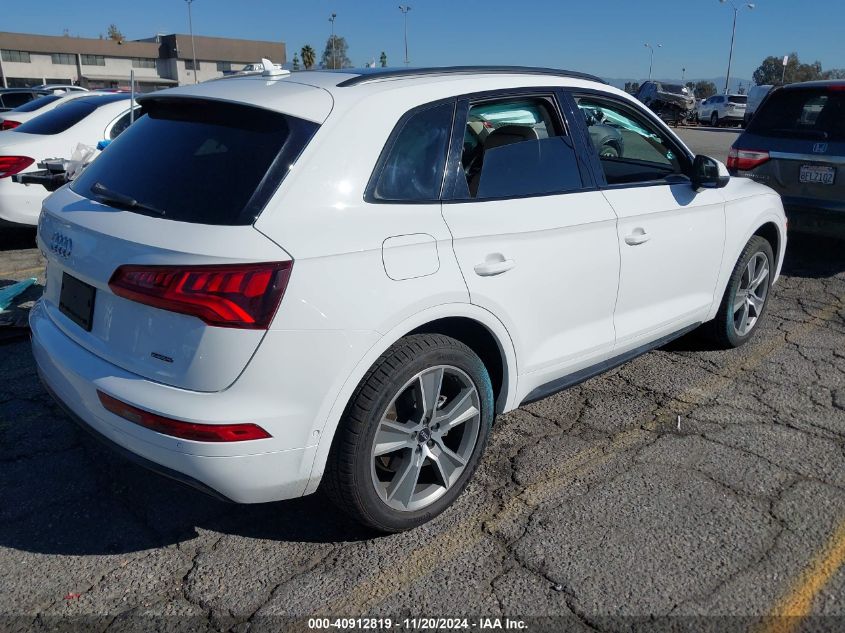 2019 Audi Q5 45 Premium VIN: WA1CNAFY8K2125542 Lot: 40912819