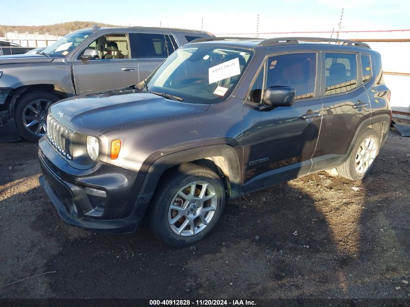 2019 Jeep Renegade Latitude Fwd VIN: ZACNJABB0KPJ93901 Lot: 40912828