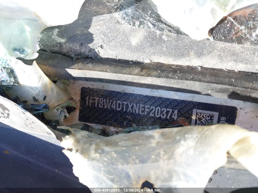 2022 Ford F-450 Xl VIN: 1FT8W4DTXNEF20374 Lot: 40912893