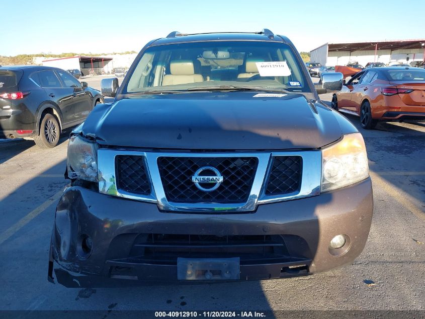 2013 Nissan Armada Platinum VIN: 5N1BA0NF4DN605842 Lot: 40912910