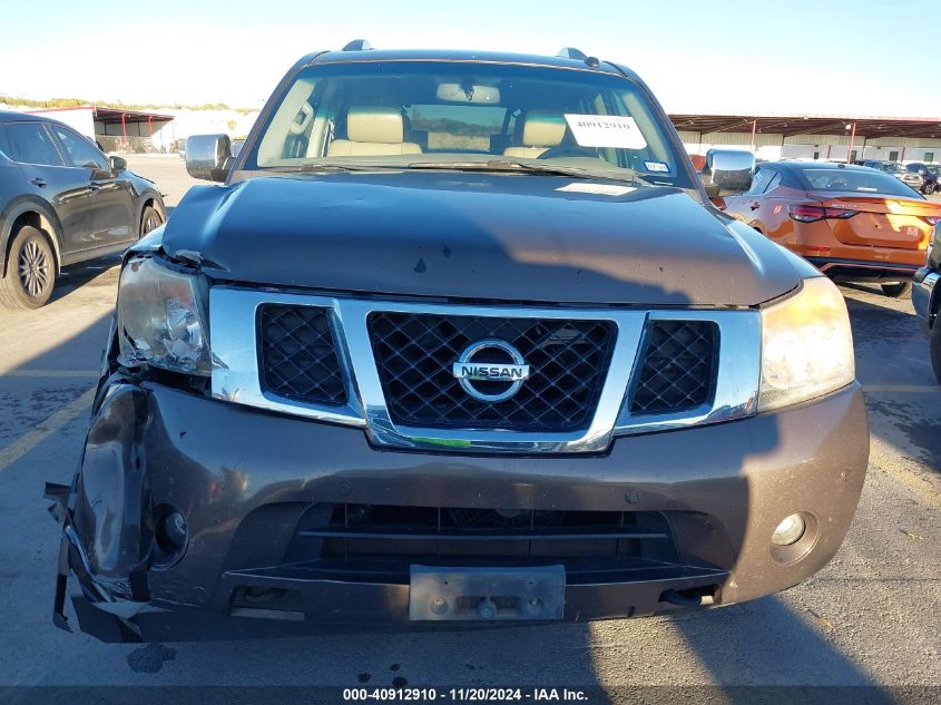 2013 Nissan Armada Platinum VIN: 5N1BA0NF4DN605842 Lot: 40912910