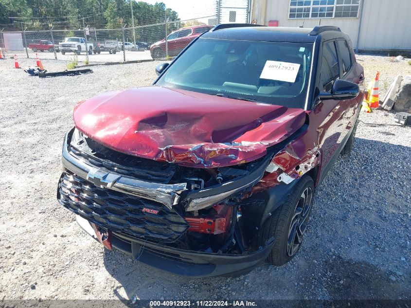 2024 Chevrolet Trailblazer Fwd Rs VIN: KL79MTSL6RB188042 Lot: 40912923