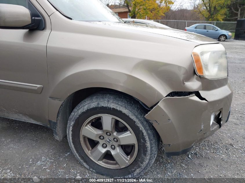 2009 Honda Pilot Ex-L VIN: 5FNYF48509B040182 Lot: 40912927