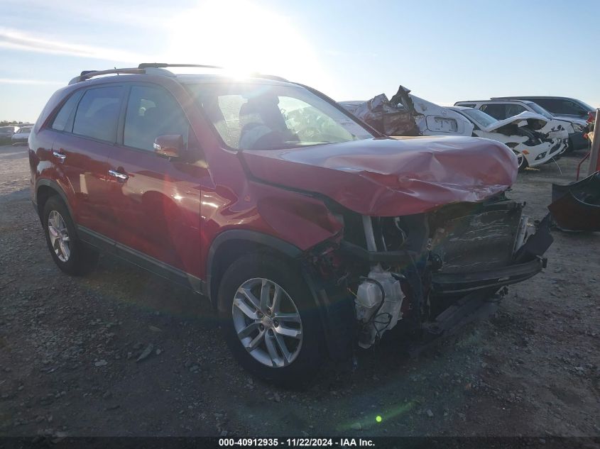 VIN 5XYKT4A76EG445427 2014 KIA Sorento, Lx V6 no.1