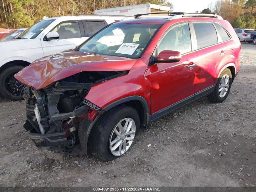 VIN 5XYKT4A76EG445427 2014 KIA Sorento, Lx V6 no.2