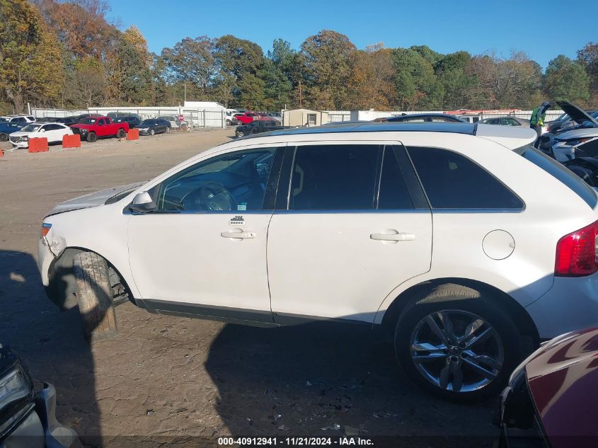 2013 Ford Edge Limited VIN: 2FMDK3KCXDBB28301 Lot: 40912941