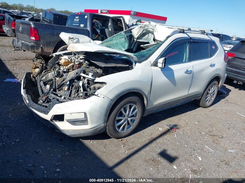 2017 Nissan Rogue Sv VIN: KNMAT2MVXHP615851 Lot: 40912945