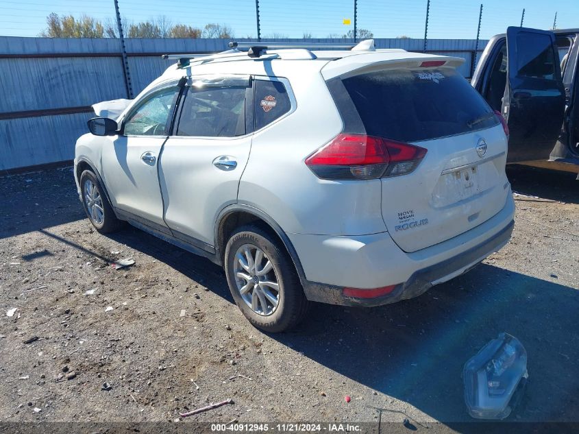 2017 Nissan Rogue Sv VIN: KNMAT2MVXHP615851 Lot: 40912945