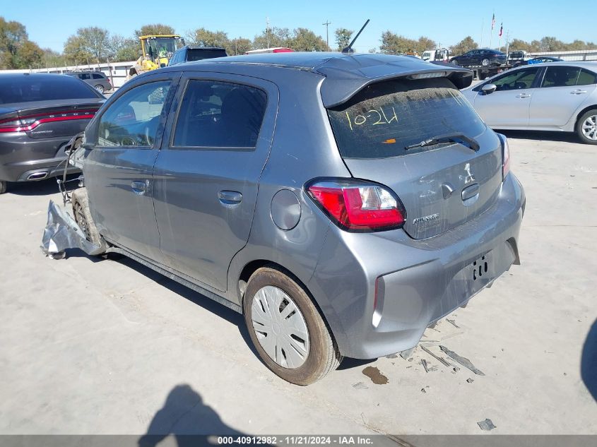 2021 Mitsubishi Mirage Carbonite Edition/Es/Le VIN: ML32AUHJ5MH012925 Lot: 40912982