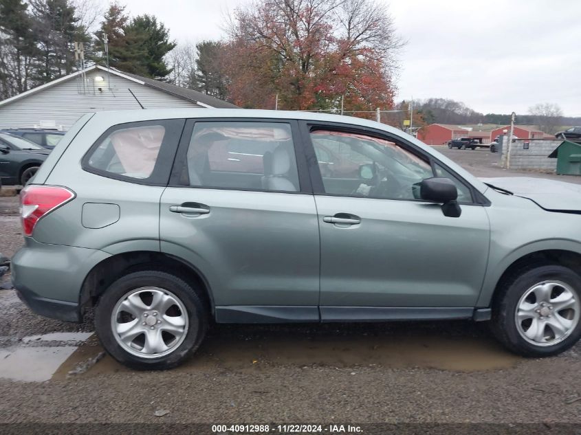 2014 Subaru Forester 2.5I VIN: JF2SJAAC2EG478196 Lot: 40912988