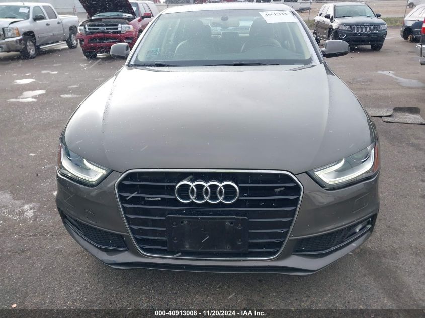 2014 Audi A4 2.0T Premium VIN: WAUFFAFL0EA056468 Lot: 40913008