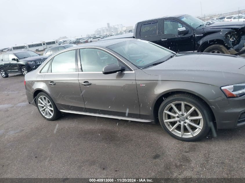 2014 AUDI A4 2.0T PREMIUM - WAUFFAFL0EA056468