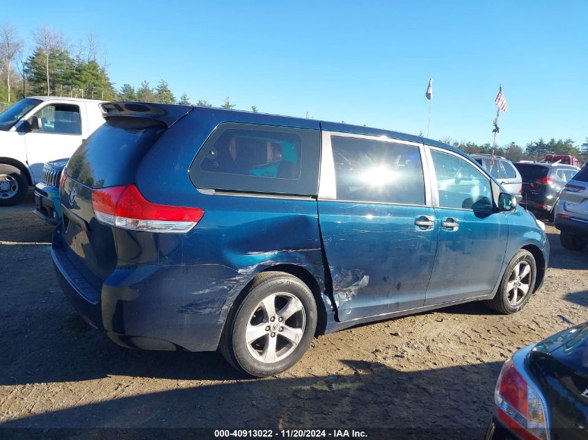 2011 Toyota Sienna Base V6 VIN: 5TDZK3DC9BS028189 Lot: 40913022