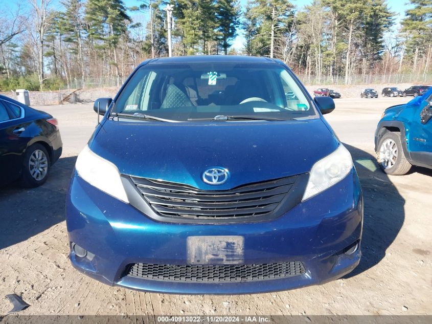 2011 Toyota Sienna Base V6 VIN: 5TDZK3DC9BS028189 Lot: 40913022