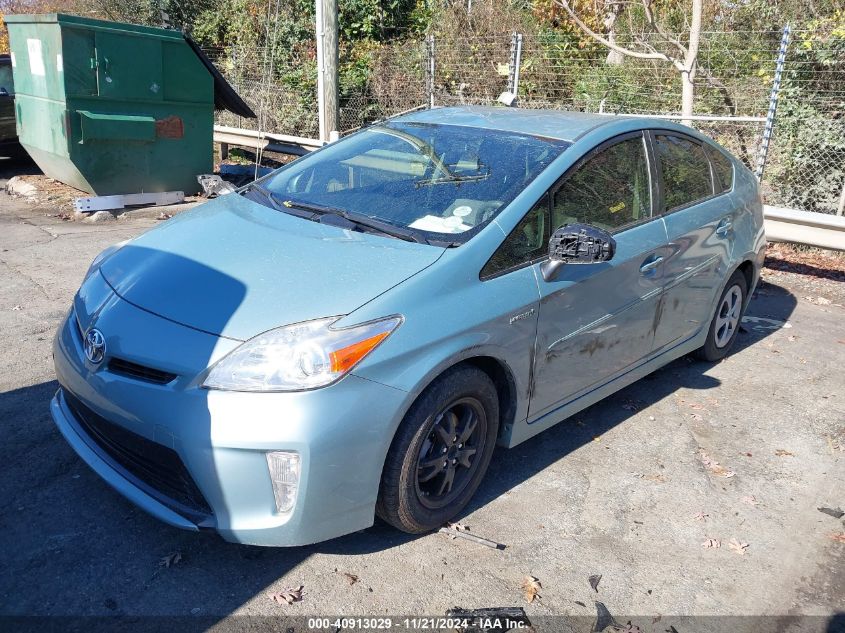 2013 Toyota Prius Three VIN: JTDKN3DU7D1633118 Lot: 40913029