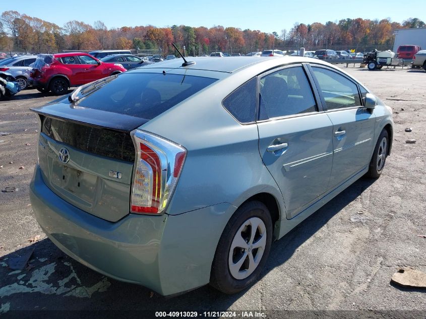 2013 Toyota Prius Three VIN: JTDKN3DU7D1633118 Lot: 40913029