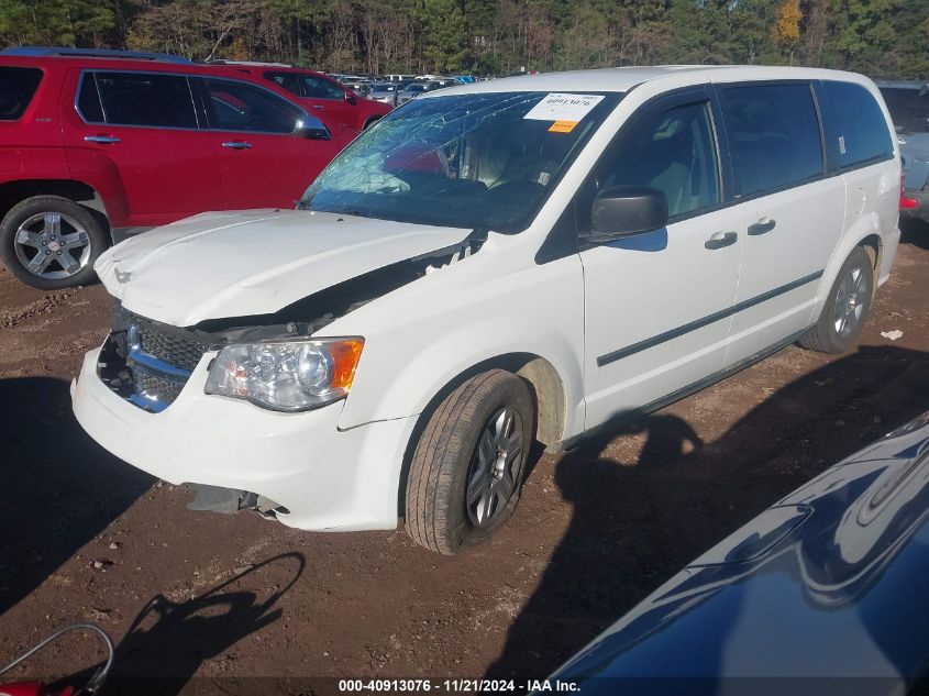 2013 Dodge Grand Caravan American Value Pkg VIN: 2C4RDGBG0DR676121 Lot: 40913076