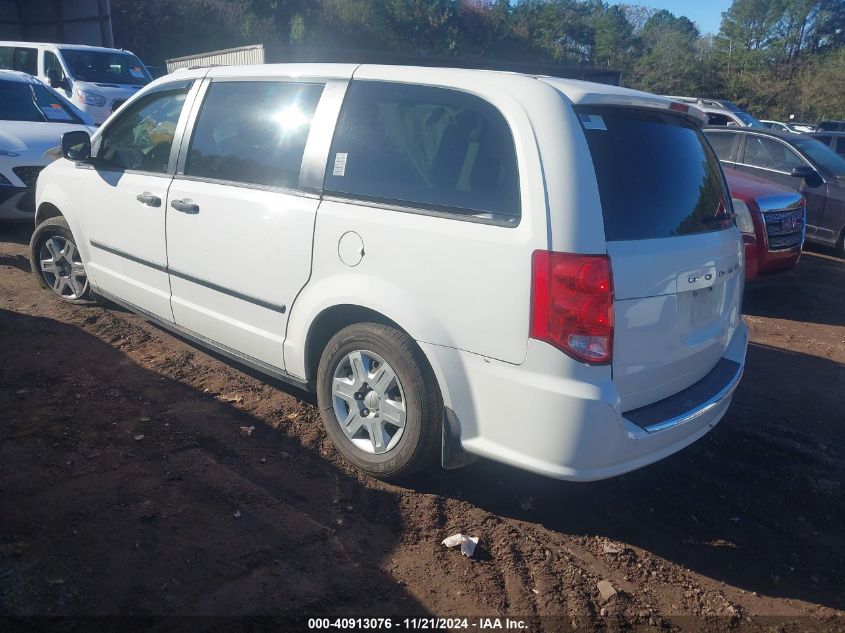 2013 Dodge Grand Caravan American Value Pkg VIN: 2C4RDGBG0DR676121 Lot: 40913076