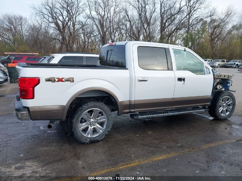 2018 Ford F-150 Lariat VIN: 1FTEW1EG2JFC27849 Lot: 40913078