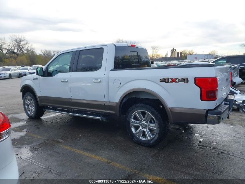 2018 Ford F-150 Lariat VIN: 1FTEW1EG2JFC27849 Lot: 40913078