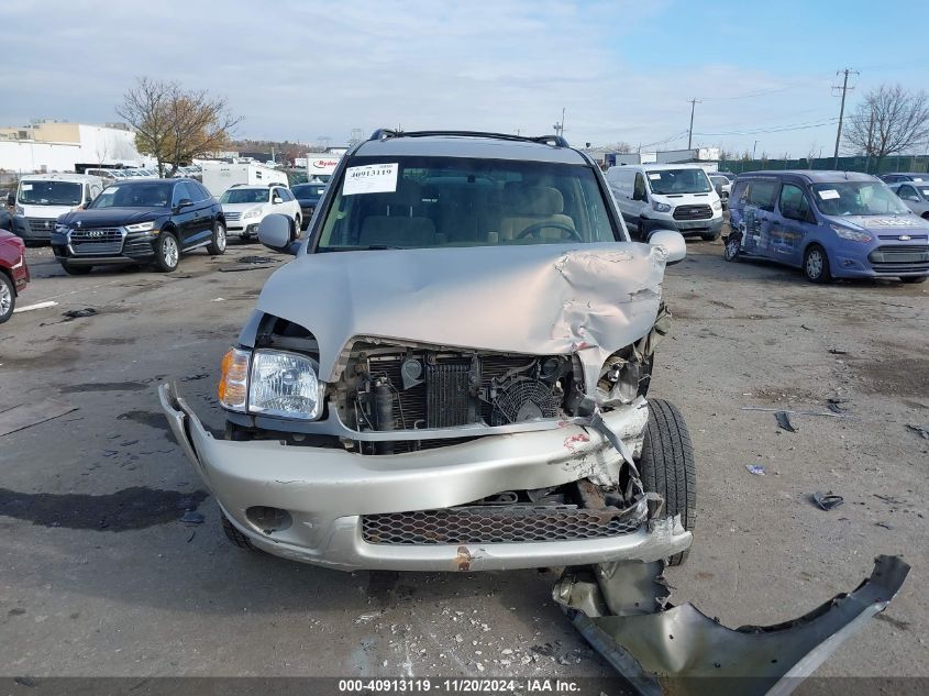 2001 Toyota Sequoia Sr5 V8 VIN: 5TDBT44A61S028572 Lot: 40913119