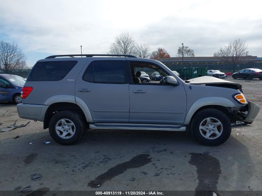 2001 Toyota Sequoia Sr5 V8 VIN: 5TDBT44A61S028572 Lot: 40913119