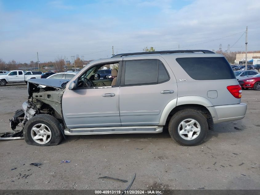 2001 Toyota Sequoia Sr5 V8 VIN: 5TDBT44A61S028572 Lot: 40913119