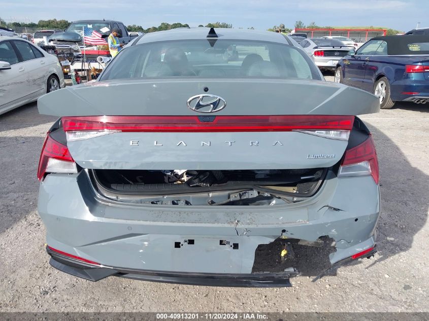 2022 Hyundai Elantra Limited VIN: KMHLP4AG1NU366993 Lot: 40913201