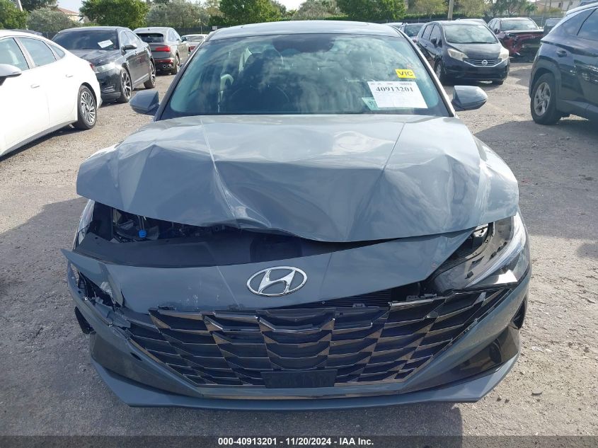 2022 Hyundai Elantra Limited VIN: KMHLP4AG1NU366993 Lot: 40913201