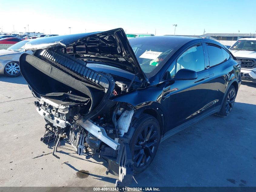 VIN 7SAXCBE69NF332951 2022 TESLA MODEL X no.6