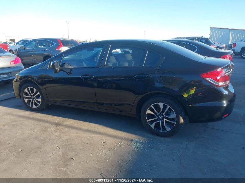 2014 Honda Civic Ex VIN: 19XFB2F82EE007446 Lot: 40913261